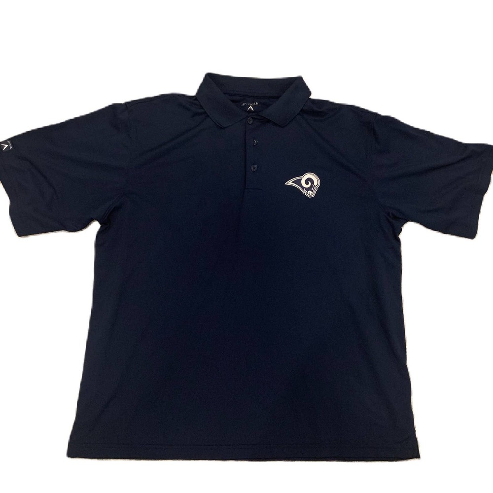 Los Angeles Rams Football NFL x Antigua Polo Shirt Men's Size Large